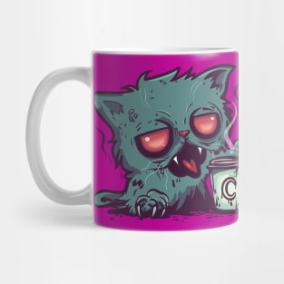 Zombie Coffee Cat Mug